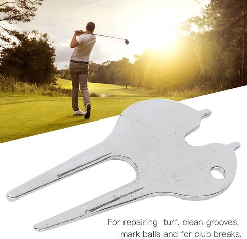 Golf Round Head Portable Metal Golf Divot Tool Spike Remover for Grass Lawn Repairing Tools Accessory in Kuwait