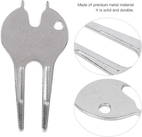 Golf Round Head Portable Metal Golf Divot Tool Spike Remover for Grass Lawn Repairing Tools Accessory in Kuwait