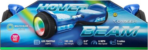 سكوتر فوييجر هوفر فلو هوفر بورد الكهربائي ذاتي التوازن مع عجلات ومصابيح أمامية مضيئة in Kuwait