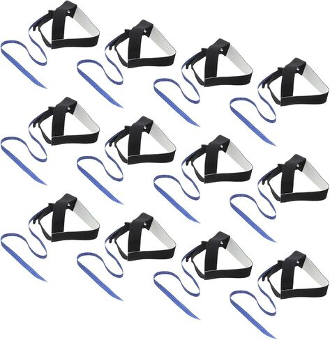 MECCANIXITY 12pcs ESD Anti Static Foot Heel Straps Anti Static Wrist Strap Band Adjustable for Grounding Removing Static Black in Saudi Arabia
