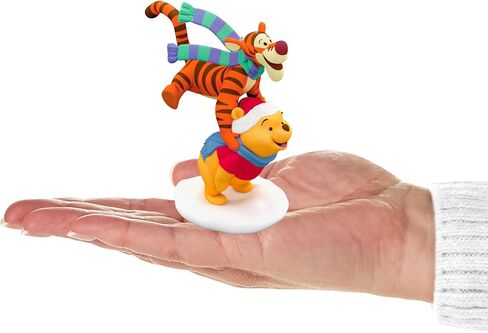 Hallmark Keepsake Christmas Ornament 2024, Disney Winnie the Pooh Leapfrogging Friends, Gifts for Disney Fans in Saudi Arabia