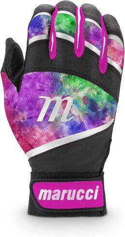 Marucci - Foxtrot T-Ball Batting Glove Black/Pink (MBGFXTR-BK/PK-YM/YL), Youth Medium/Youth Large in Saudi Arabia