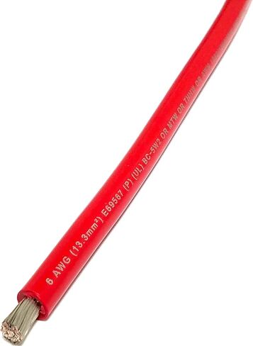 سلك كابل بطارية نحاسي مقاس 6 AWG UL1283 SAE مصنوع في الولايات المتحدة الأمريكية in Kuwait