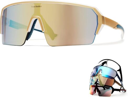 Cycling Bicycle UV Protection Sunglasses Anti-Fog Glasses Mountain Bike Sunglasses Lenses TR90 in Saudi Arabia