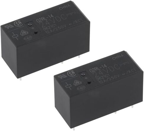 2 قطعة G2RL-14 24VDC مرحل الطاقة 5 دبابيس 12A 250VAC in Kuwait