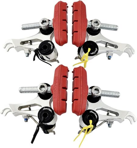 مجموعة فرامل DIA-COMPE GC 999 Cyclocross Cantilever (أمامي وخلفي)، فضي، DP2566 in Kuwait