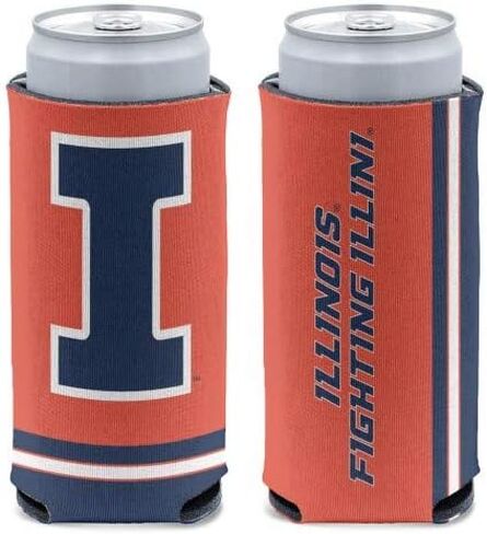 Wincraft NCAA Illinois Illini Slim Can Cooler, Team Colors, One Size in Saudi Arabia