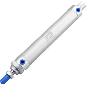 Baomain MAL 25 x 150 Single Thread Rod Double Action Air Cylinder 25mm Bore 150mm Stroke