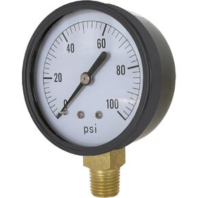 Valley Industries Universal Bottom Mount 2" Gauge, 100 PSI