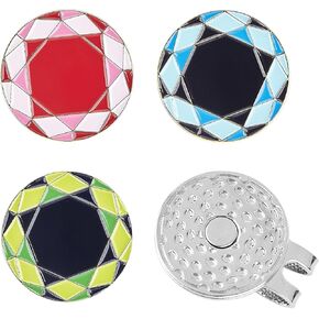 Golf Ball Markers, Novelty Magnetic Golf Hat Clip Value Sets for Women Men Golfer, Removable Attaches Easily to Golf Cap Premium Gifts Golf Ball Marker hat Clip