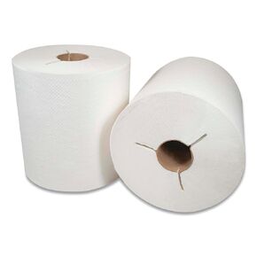 Morsoft Controlled Towels, Y-Notch, 8-inch x 800 ft, White, 6/Carton (400WY)