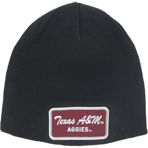 ZHATS NCAA Officially Licensed Beanie Edge Patch Brick Black