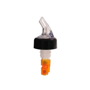 FSE PLPR050C Liquor Pourer, 1/2 oz., with black collar, fits standard 750ml bottle, Pack of 12
