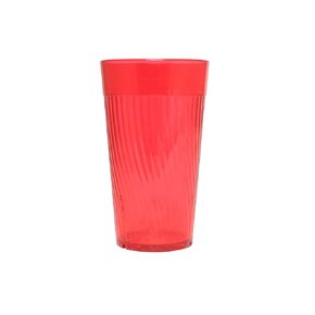 FSE PLPCTB312RD Tumbler, 12 oz. (14 oz. rim full), swirl design, Starburst® pattern base, Pack of 12