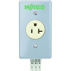 WAGO CPO Series | Single Amp Outlet | Pluggable MCS Connector | 125 VAC | 20 A | [Single Unit]