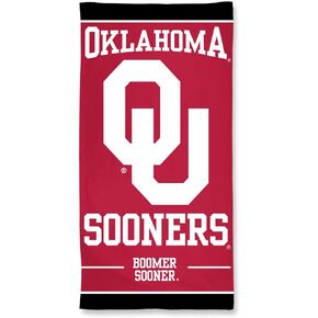 Wincraft NCAA University of Oklahoma A1860615 Fiber Beach Towel, 9 lb/30" x 60"
