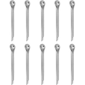 Cotter Pin for Bike Brake Pads, 10pcs/set Stainless Steel Bike Retaining Split Brake Cotter Pin Assortment Kit Pin Clips Fastener Retaining Pins Heavy Duty Hairpin for Hitch Pin Lock Systems