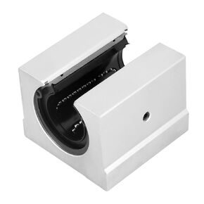 Agatige Linear Bearing Pillow Block, SBR30UU 30mm Open Bearing Slide Open Linear Bearing Slide Block with Open Bearing, Aluminum Alloy CNC Router Parts for 30mm Linear Guide Rail, 56mm Height