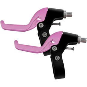 rockible Kids Bicycle Brake Lever, Kids Bike Brake Handle Set, Childrens Bike Brake Lever, Pink