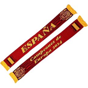 Spain Espana Soccer Knit Scarf (Campeones de Europa 2024)