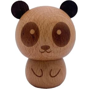 DSINEY Solid Wood Panda Toothpick Holder for Home Use Cartoon Cute Toothpick Case for Restaurant, Creative and Fashionable Personalized Toothpick Dispenser