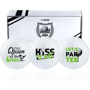 CybGene Funny Golf Gifts Set for Men & Women, Golf Balls Set for Golf Lovers, Perfect for Golf Lovers