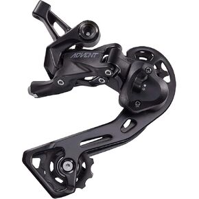 microSHIFT Advent Rear Derailleur - 9 Speed, Medium Cage, Black