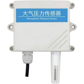 Taidacent Wall Amounted Industrial RS485 Modbus 4-20mA 0-5V/10V Weather Altimeter Barometer Sensor Atmospheric Barometric Air Pressure Sensor Transmitter (RS485 Output)