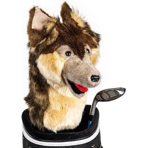 Daphne's Headcovers Wolf Driver Headcover | Premium Driver Headcovers | Funny Golf Club Covers | Stylish Protection for Your Clubs | Men's Golf Gear | Driver Headcover for Men and Women