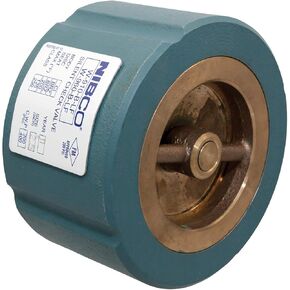 NIBCO - NLN10XK W910B-LF/W960B-LF صمام فحص الرقاقة الصامت الخالي من الرصاص، الفئة 125، جسم حديدي، مقعد وقرص برونزي، 6 بوصة in Kuwait