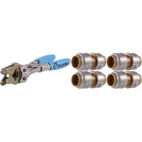 SharkBite 3/8 Inch to 1 Inch Pro Push to Connect Disconnect Tool, PEX Pipe, Copper, CPVC, PE-RT, HDPE, PROD3810