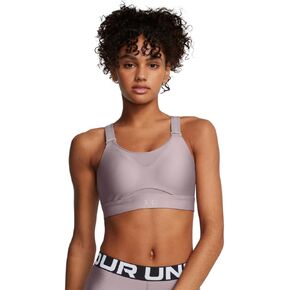 Under Armour Womens Infinity High Impact Sports Bra, (015) Tetra Gray / / Tetra Gray, Medium D-DD