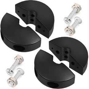 2 Sets Air Hose Stopper Adjustable Hose Reel Replacement Parts Bumper Rubber 1/2" ID 0.75 Inch to 0.87 Inch Auto Rewind Retractable Hose Reel Stop for Spring Driven Air Hose Reel