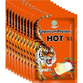 KONGDY 100PCS Capsaicin Patches, Extra Strength Tiger Hot Patch, Heat Capsicum Patch