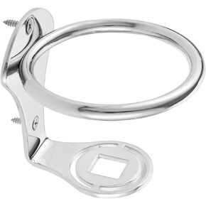 AMYSPORTS Ring Stainless Drink Holder Marine Yacht Steel Cup Holders Boat Universal Hardware Drink Holder Deck