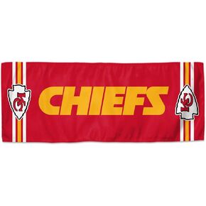 WinCraft NFL Team Enduracool Microfiber Towel, Kansas City Chiefs, 12" x 30"