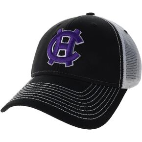 Barnesmith NCAA Adjustable Trucker Hat Unisex Adult Relaxed Fit, 100% Cotton, Sideline Logo, One Size Fits All