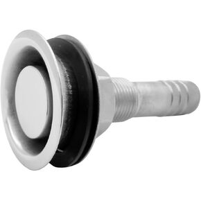 Marine Grade Stainless Steel 316 Fuel Gas Tank Vent Cowl Vent with Mounting Gasket Hardware Fitting for 5/8inch Hose