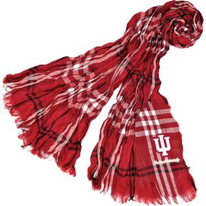 Littlearth NCAA Crinkle Scarf Plaid