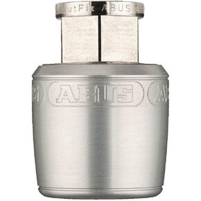 ABUS 726811 Nutfix Solid Axle Single Bike Lock, Silver