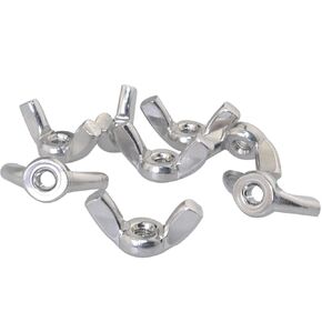 MEETOOT 8PCS M3 Stainless Steel Butterfly Nut Fitting Parts Butterfly Nut Hand Screwed Fastening Hardware Used in Industrial Equipment Automotive Marine Bridge Construction Industry