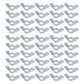 Galvanized Alloy Steel Butterfly Nut (1/4-20, 50)