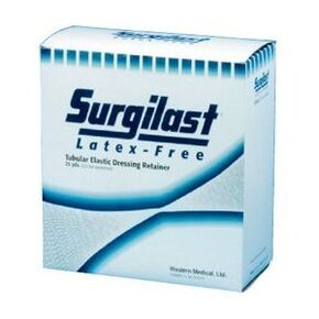 Derma Sciences GLLF2504 Surgilast Tubular Elastic Dressing Retainer, Latex Free, Large Hand, Arm, Leg, Foot, 25 yd Roll, 11" Width, Working Stretch, Size 4