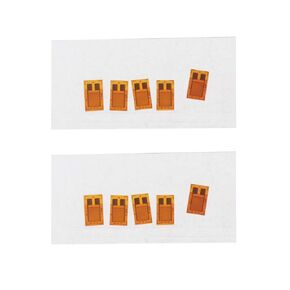 10pcs BF350-3AA Resistive Strain Gauge 350 Ohm Good Stability Temperature Creep Compensation for Pressure Sensor Load Cell Resistive Strain Gauge