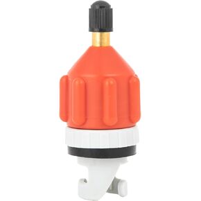 Spoke Plate Attachment Inflatable Boat Paddle Adapter Sup Pump Adaptor Air Valve Adapter Standard Schrader Conventional Air Pump Converter Paddleboard Pump Adapter (Orange)