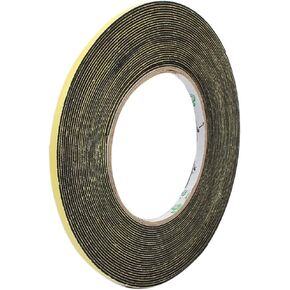 uxcell 5mm Width 1mm Thickness Single Side Sponge Foam Tape Black 10 Meter Length