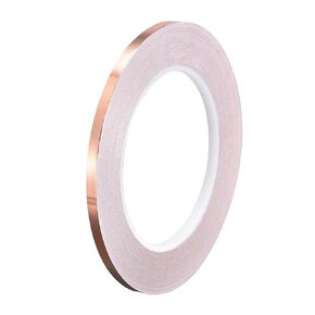 uxcell Single-Sided Conductive Tape Copper Foil Tape Adhesive 5mm x 30m/98.4ft for Guitar,EMI Shielding Crafts, Electrical Repairs 1pcs