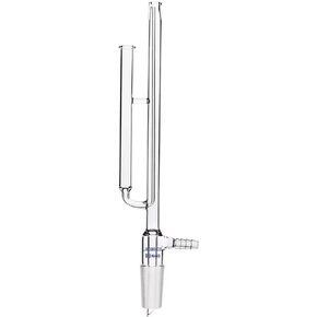 Glass NMR Tube Washer, Borosilicate Glass NMR Tube Cleaner for 5 mm NMR Tube with 24/40 Joint and Hose Connection for Chemistry Laboratory Lab Supply
