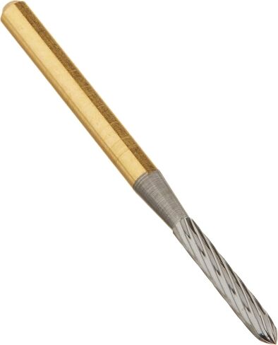 QUALITE12 شفرة التشذيب والتشطيب من الكربيد 7283-2 (حجم الرأس 1.2 مم، طول الرأس 8.0 مم)، ساق قبضة الاحتكاك، أسطوانة مشطوفة، هيكل من قطعة واحدة من الكربيد الصلب، صنع في الولايات المتحدة الأمريكية (عبوة من 5 قطع) in Kuwait