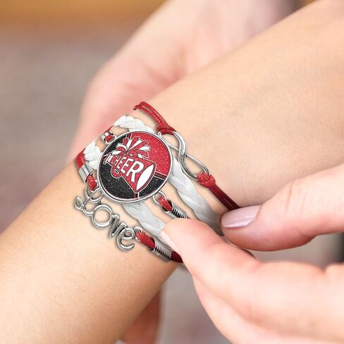 Gymnastics Bracelets for Girls,Gymnastic Stuff for Teen Girls,Initial Charm Jewelry for Teams Sport Ballerina Girls Birthday Christmas Stuff in Saudi Arabia